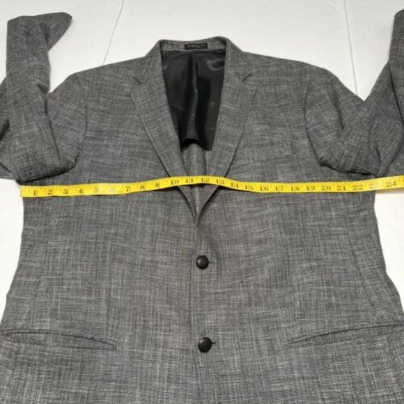 John Varvatos Star Usa Unconstructed Blazer Grey Size 40 - Picture 8 of 10